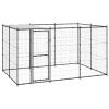 Outdoor Dog Kennel Steel with Roof 78.1 ftÂ¬â‰¤