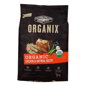 Castor and Pollux - Organix Dry Dog Food - Chicken and Oatmeal Recipe - 18 lb.