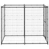 Outdoor Dog Kennel Steel 43.3"x86.6"x70.9"