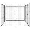 Outdoor Dog Kennel Steel 78.1 ftÂ¬â‰¤