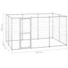 Outdoor Dog Kennel Galvanized Steel 78.1 ftÂ¬â‰¤