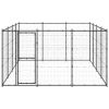 Outdoor Dog Kennel Steel 156.3 ftÂ¬â‰¤