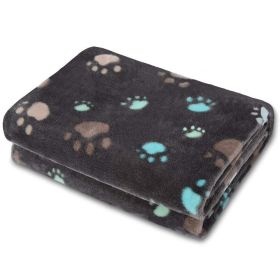 Dog And Cat Flannel Thickened Pet Blanket (Option: )