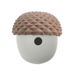 Pet Dog Edible Silicone Acorn Shape Feeding Toy Ball (Option: )