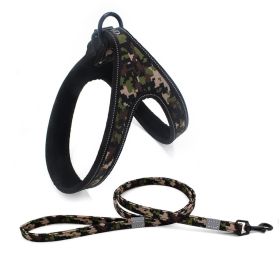 Colorful Printed Oxford Fabric Reflective Pet Harness (Option: )