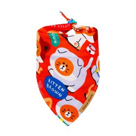 Cute Cartoon Pet Saliva Towel Spring And Summer (Option: )