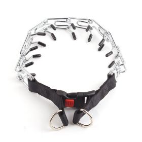 Dog Prong Collar; Adjustable Dog Training Collar For Medium Large Dogs; Pet Collar (Color: Black, size: XXL)