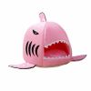 Shark Shape House Beds Tent Mat Small Dog Cat Puppy Beds Soft Dog House For Large Dogs Beds