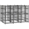 Outdoor Dog Kennel Steel 59.5 ftÂ¬â‰¤