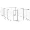 Outdoor Dog Kennel Galvanized Steel 234.4 ftÂ¬â‰¤