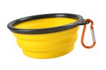 350ml/1000ml Large Collapsible Dog Pet Folding Silicone Bowl Outdoor Travel Portable Puppy Food Container Feeder Dish Bowl