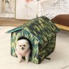 Stray cat and dog removable and Waterproof house; The best gift for a stray cat and dog; pet cage; removable and washable tent